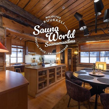 Kuukkeli Log Houses Teerenpesae - Premium Suite A48 萨利色尔卡 外观 照片