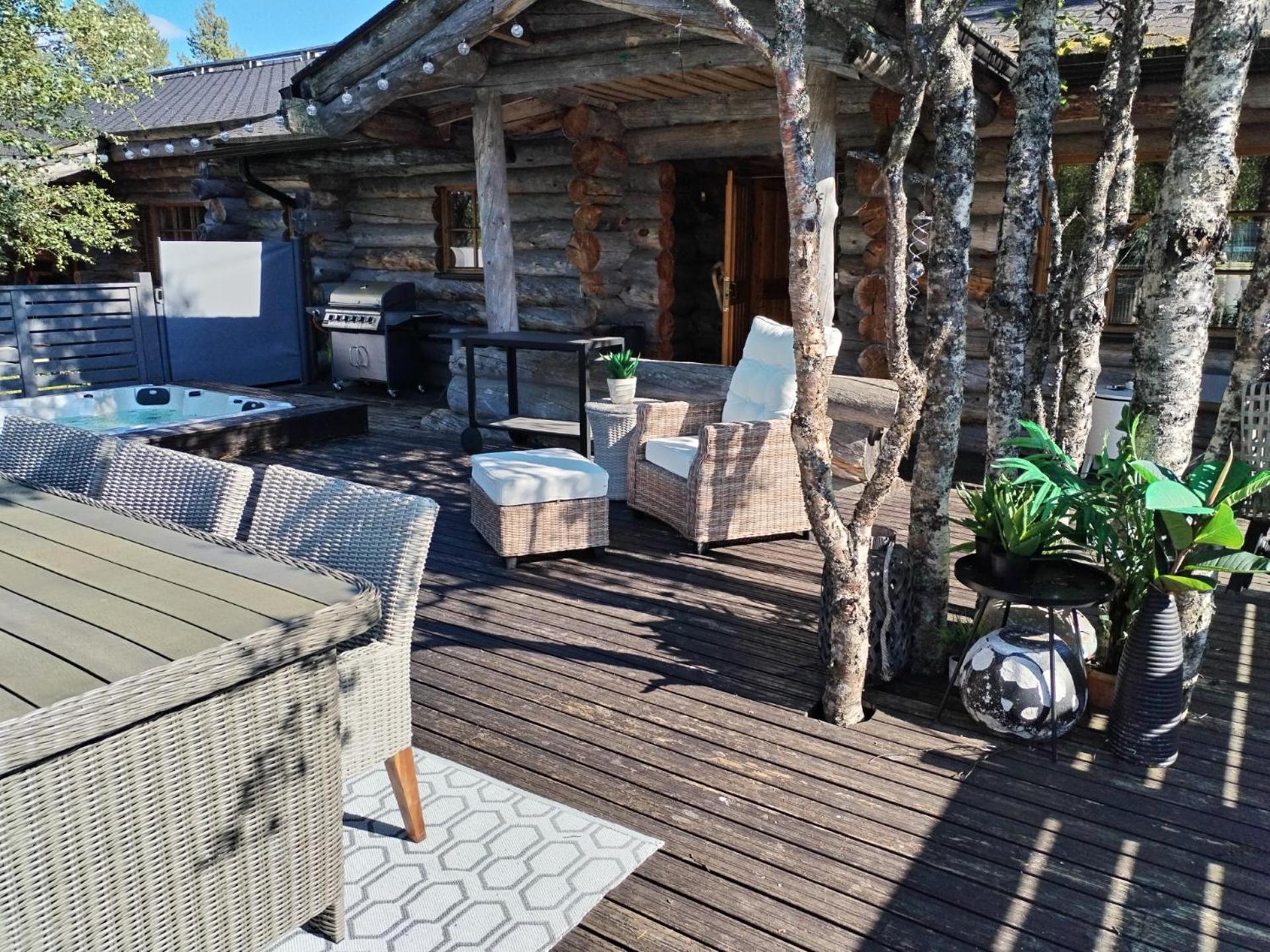 Kuukkeli Log Houses Teerenpesae - Premium Suite A48 萨利色尔卡 外观 照片