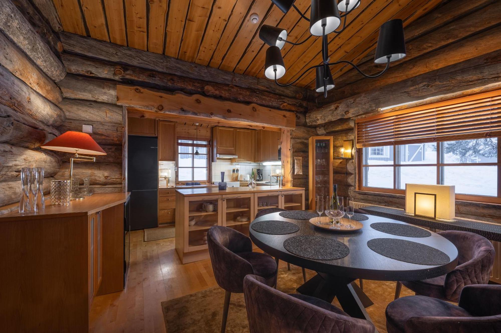 Kuukkeli Log Houses Teerenpesae - Premium Suite A48 萨利色尔卡 外观 照片