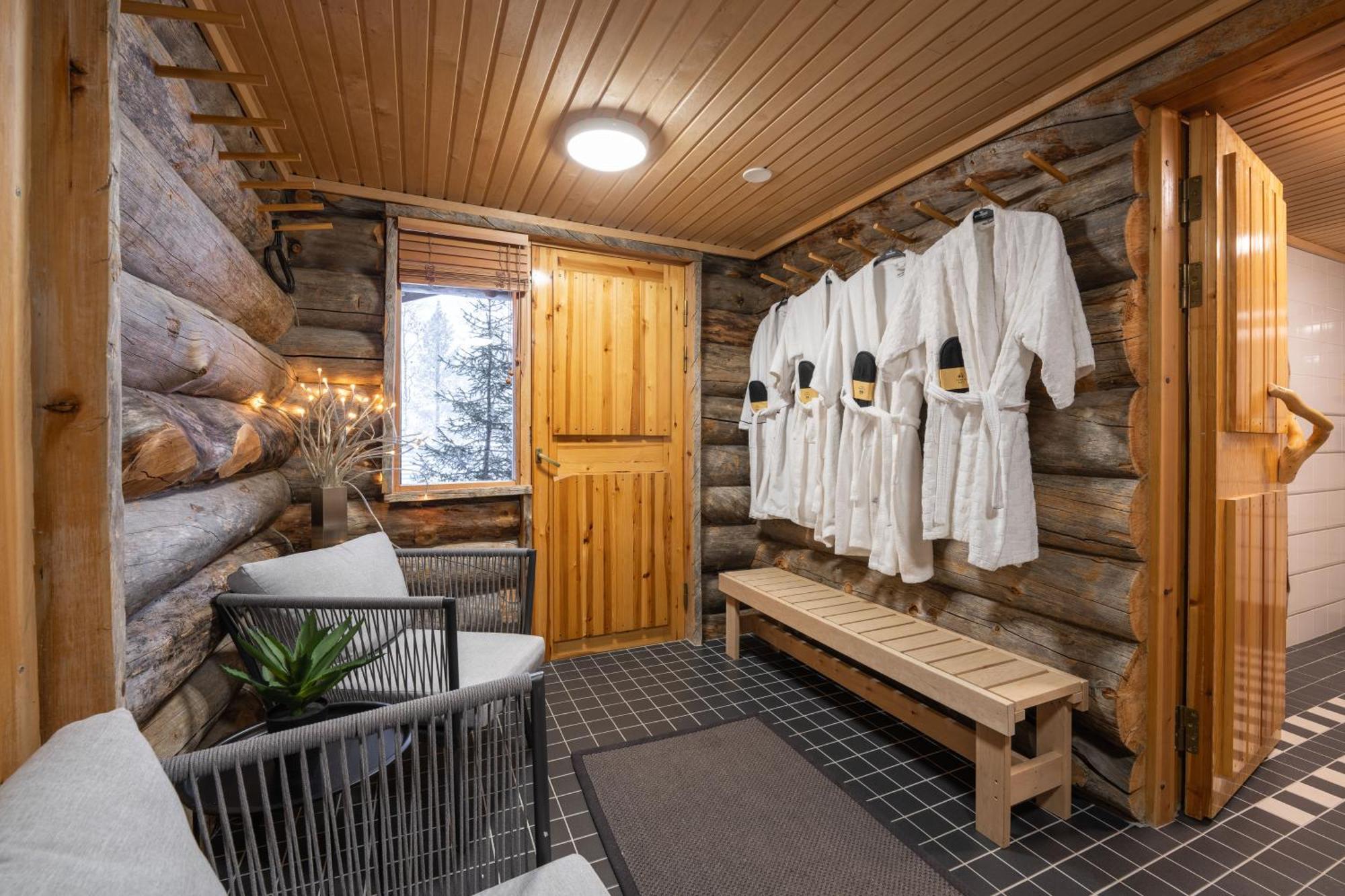 Kuukkeli Log Houses Teerenpesae - Premium Suite A48 萨利色尔卡 外观 照片