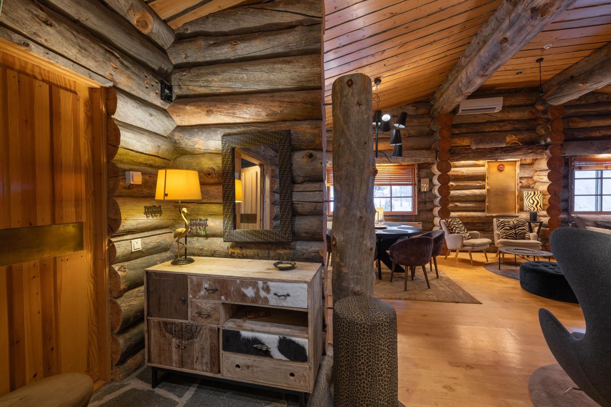 Kuukkeli Log Houses Teerenpesae - Premium Suite A48 萨利色尔卡 外观 照片