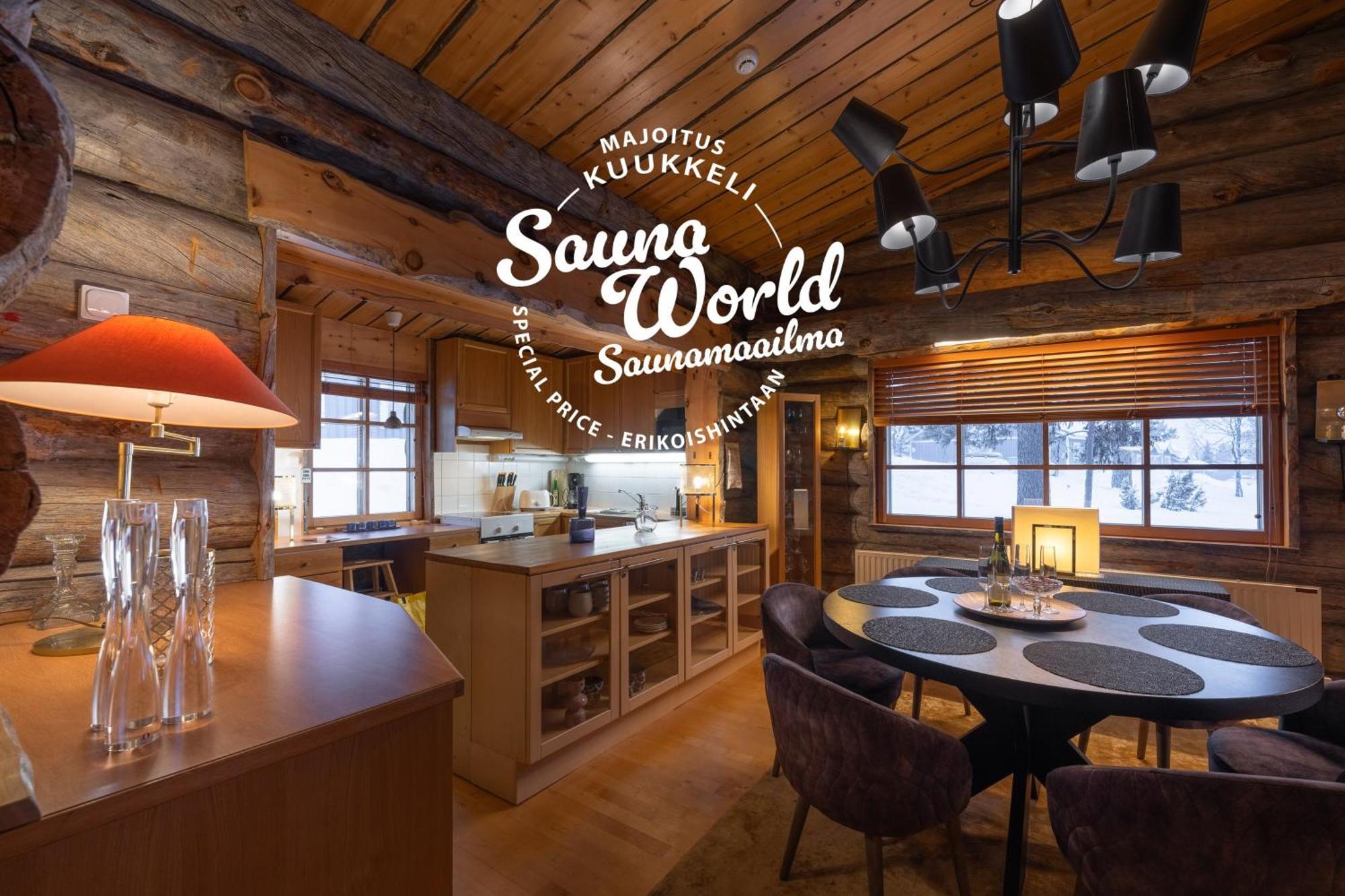 Kuukkeli Log Houses Teerenpesae - Premium Suite A48 萨利色尔卡 外观 照片