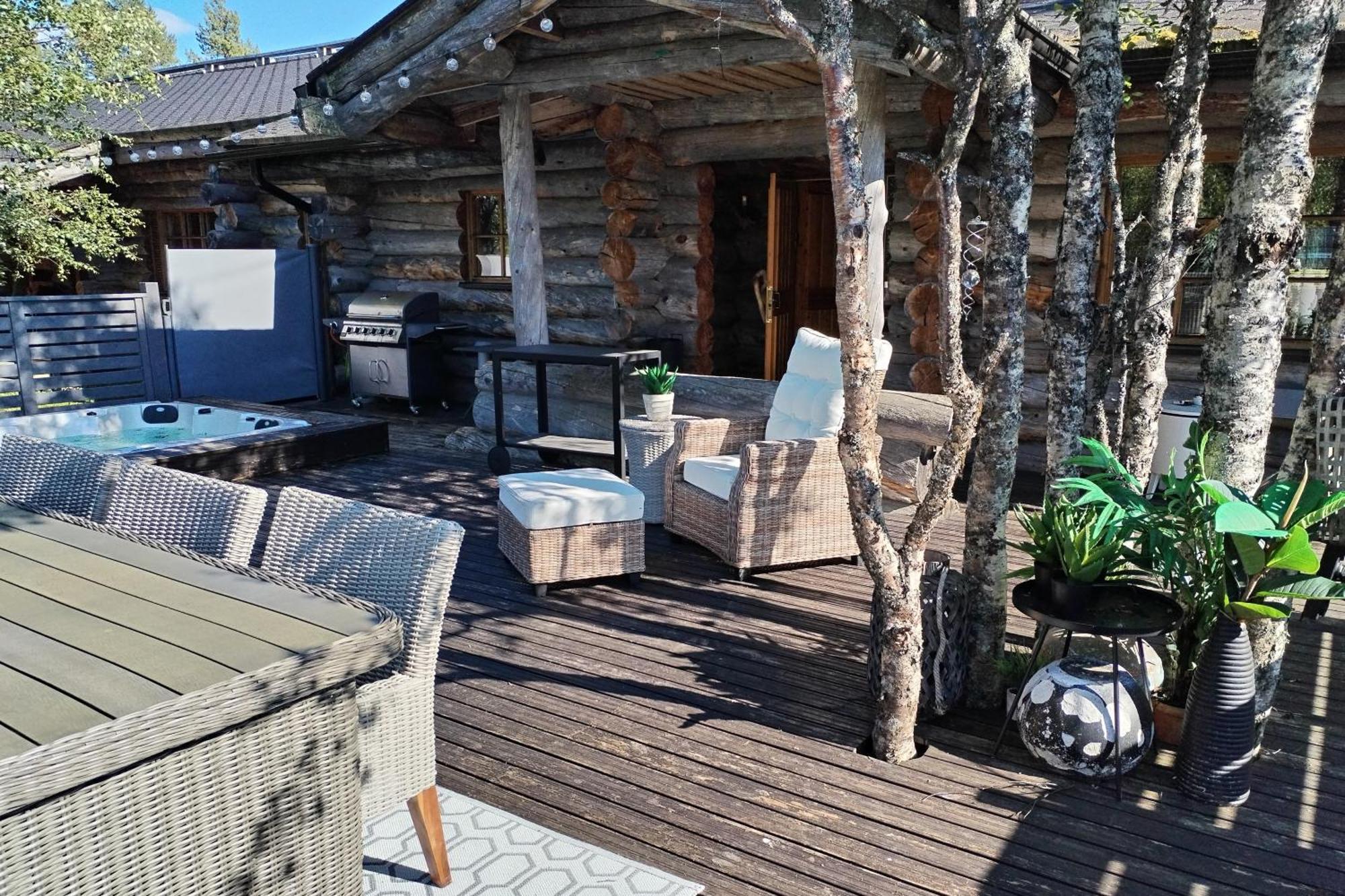 Kuukkeli Log Houses Teerenpesae - Premium Suite A48 萨利色尔卡 外观 照片