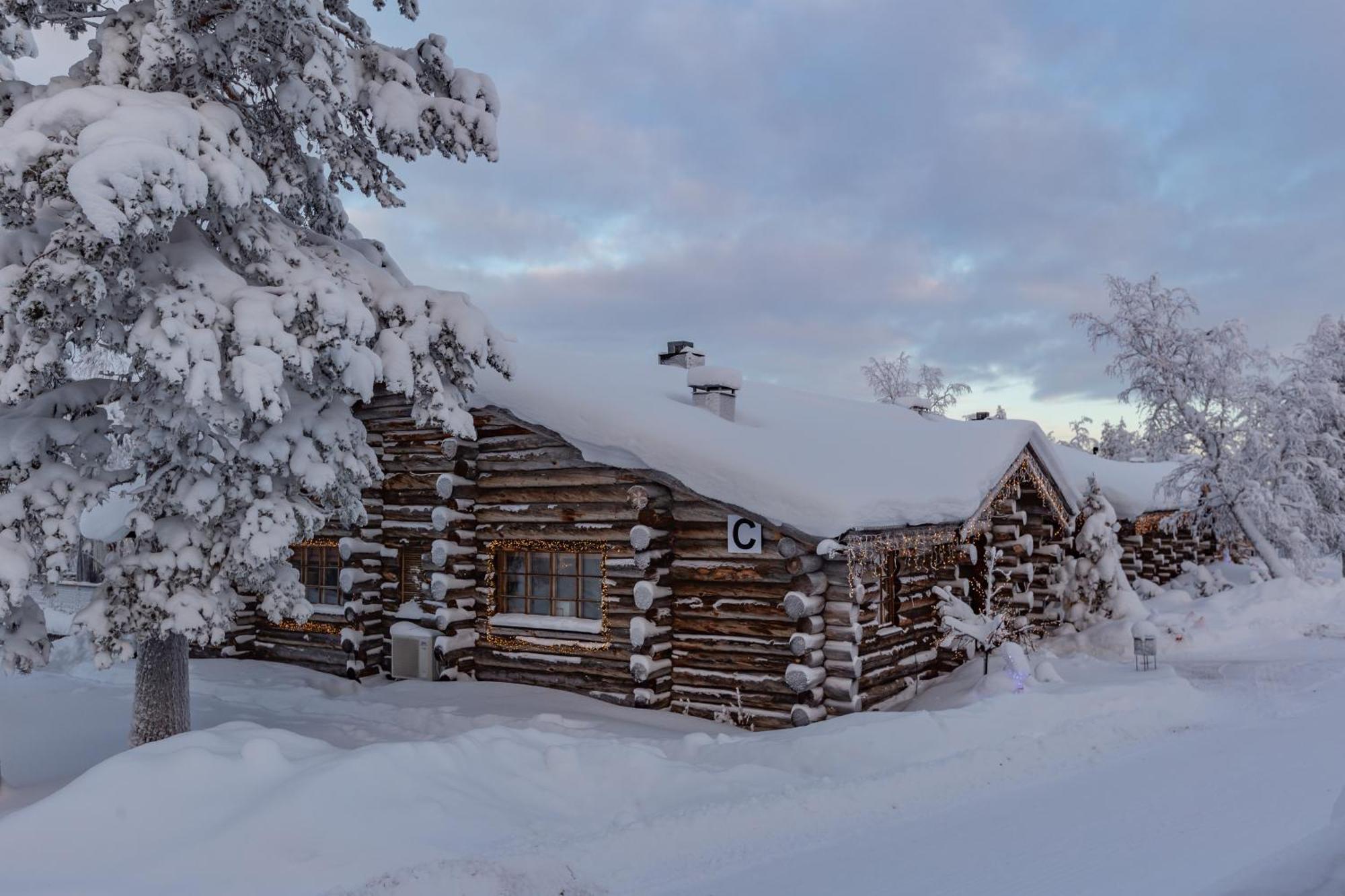 Kuukkeli Log Houses Teerenpesae - Premium Suite A48 萨利色尔卡 外观 照片