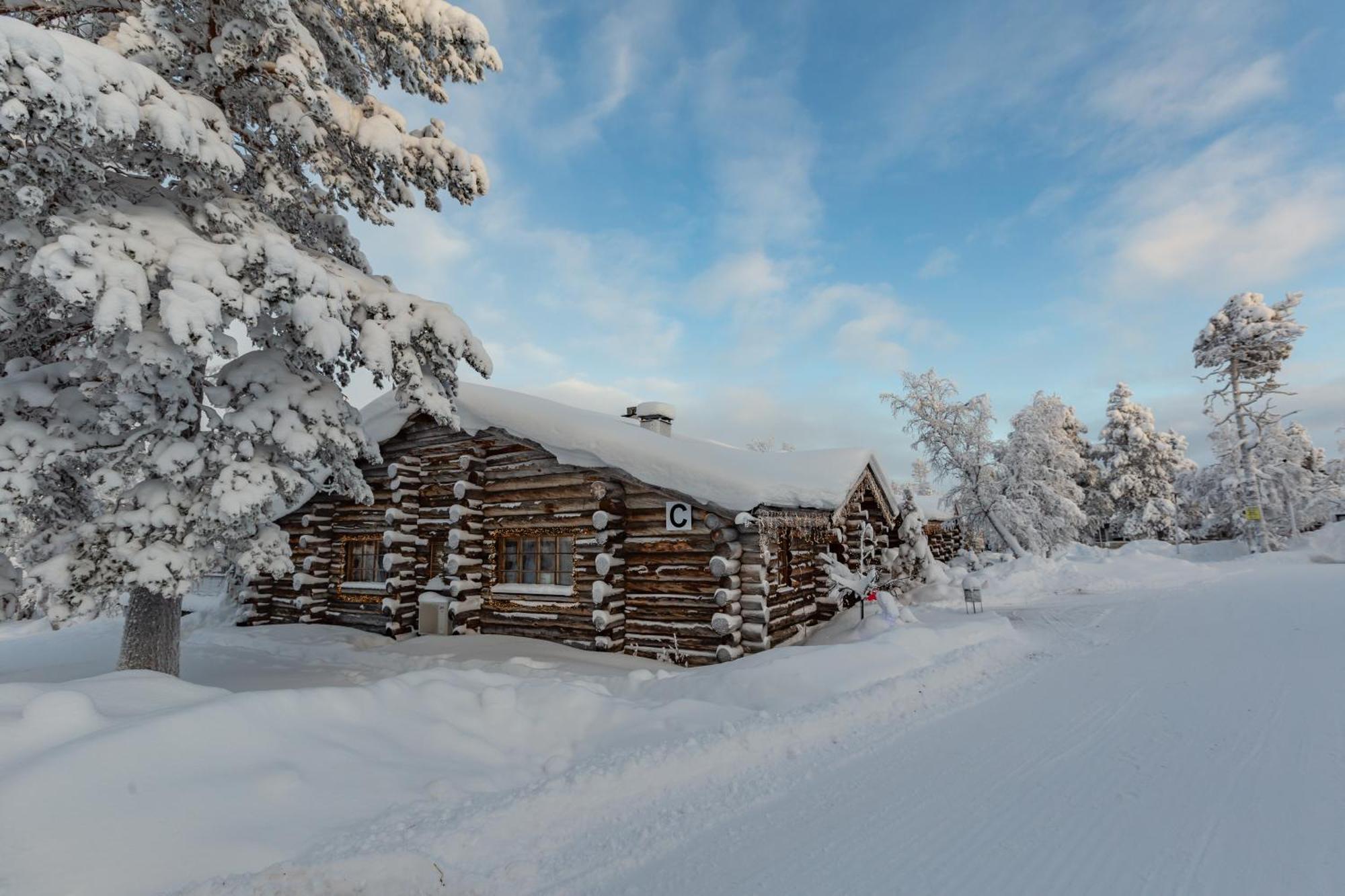 Kuukkeli Log Houses Teerenpesae - Premium Suite A48 萨利色尔卡 外观 照片
