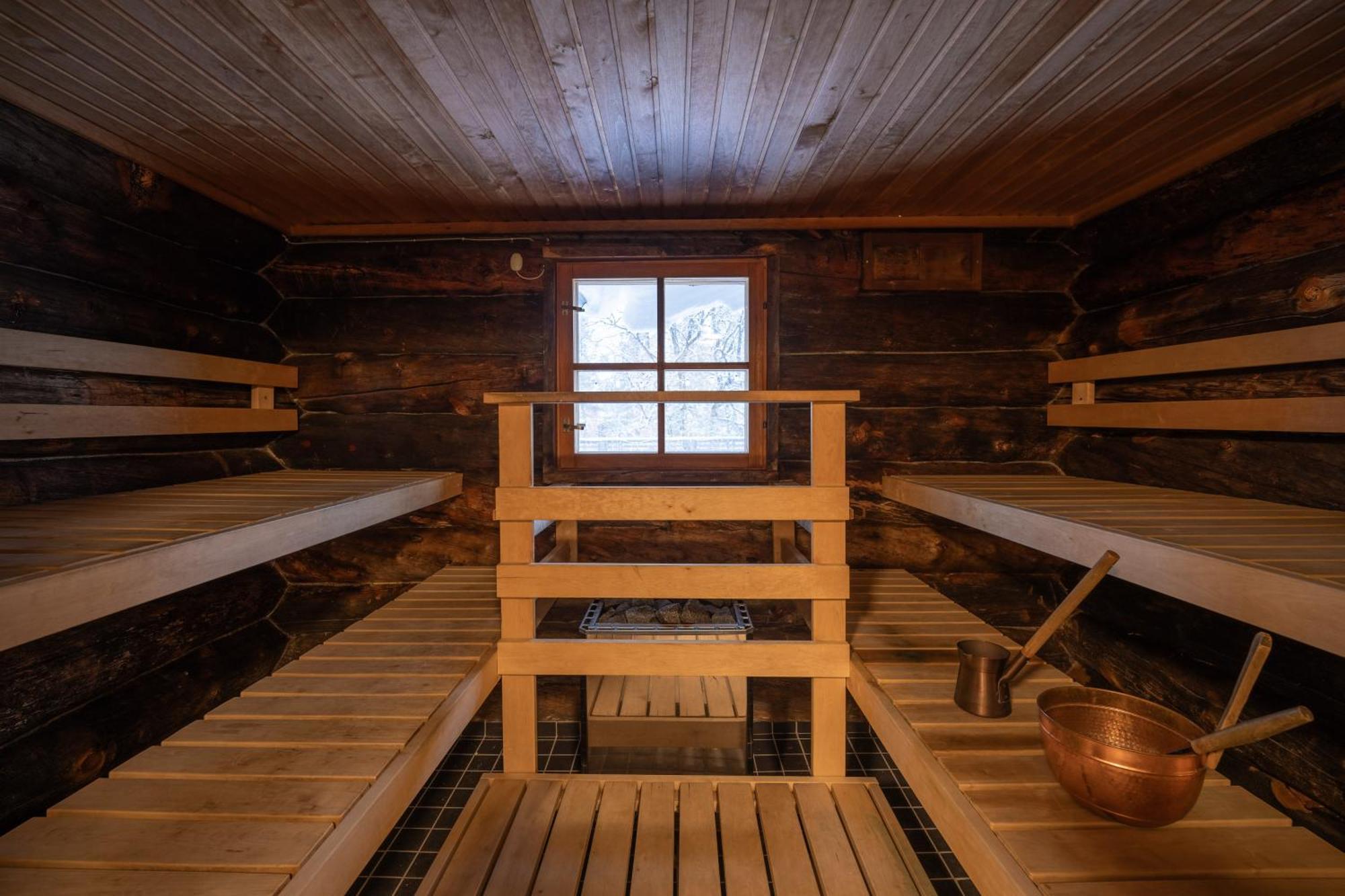 Kuukkeli Log Houses Teerenpesae - Premium Suite A48 萨利色尔卡 外观 照片