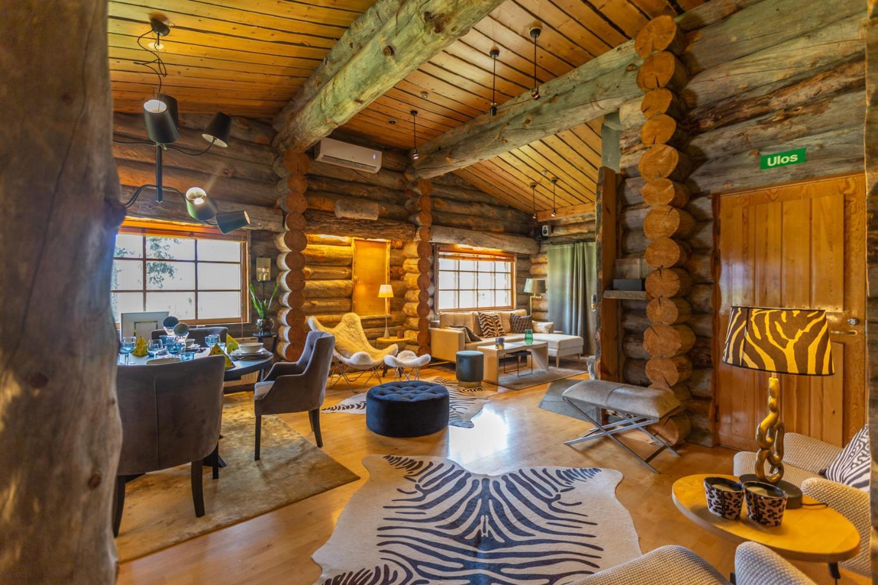 Kuukkeli Log Houses Teerenpesae - Premium Suite A48 萨利色尔卡 外观 照片